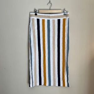 Lou and Grey striped skirt size medium/large
